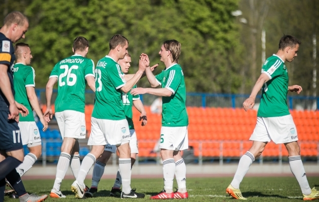 Levadia kasutas rivaalide viigi hiilgavalt ära