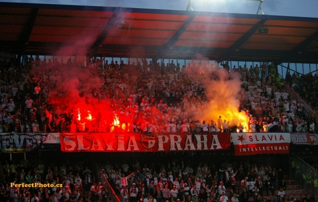 Slavia fännid. Foto: kultura.cz