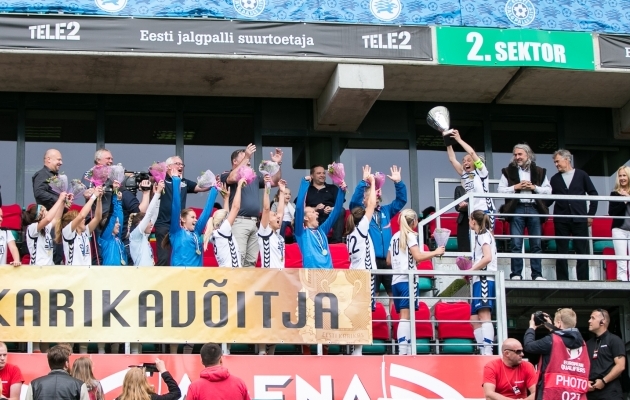 Naiste karikavõistlustel murdis II liiga naiskond kõrgliiga satsi